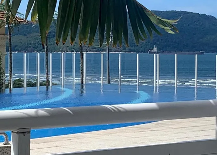 Ocean Front Unlimited Com Vista Mar - Wi-Fi, Piscina Borda Infinita Aquecida De Frente Ao Mar, Jacuzzi, Saunas E Academia