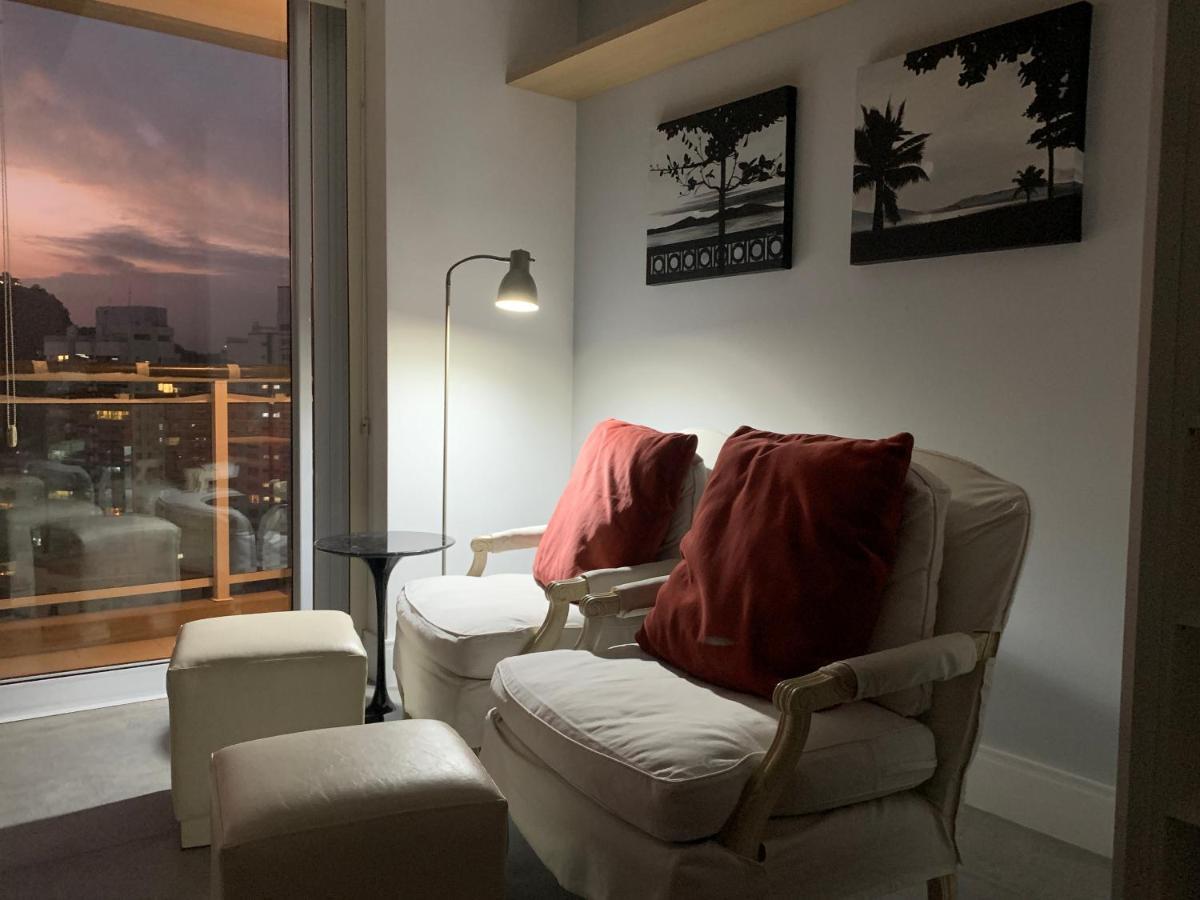 Ocean Front Paraíso: Beachfront Retreat With Heated Pool And Wellness 公寓 Santos (Sao Paulo)