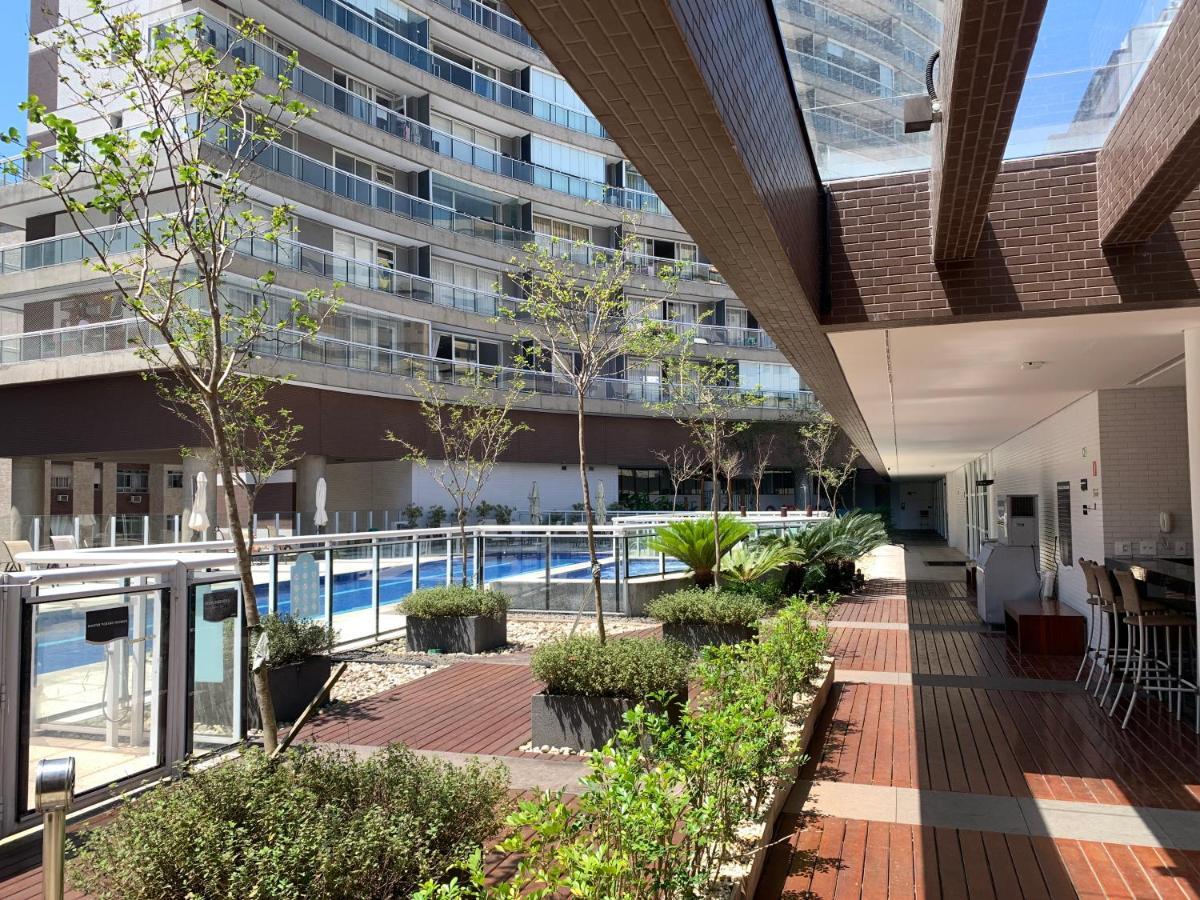 公寓 Ocean Front Paraíso: Beachfront Retreat With Heated Pool And Wellness Santos (Sao Paulo)