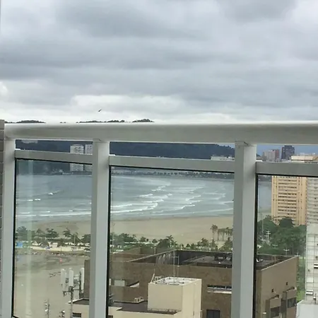 Ocean Front Unlimited Com Vista Mar - Wi-Fi, Piscina Borda Infinita Aquecida De Frente Ao Mar, Jacuzzi, Saunas E Academia Santos (Sao Paulo) Exterior photo